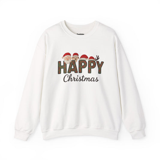Happy Christmas Crew Unisex Crewneck Sweatshirt