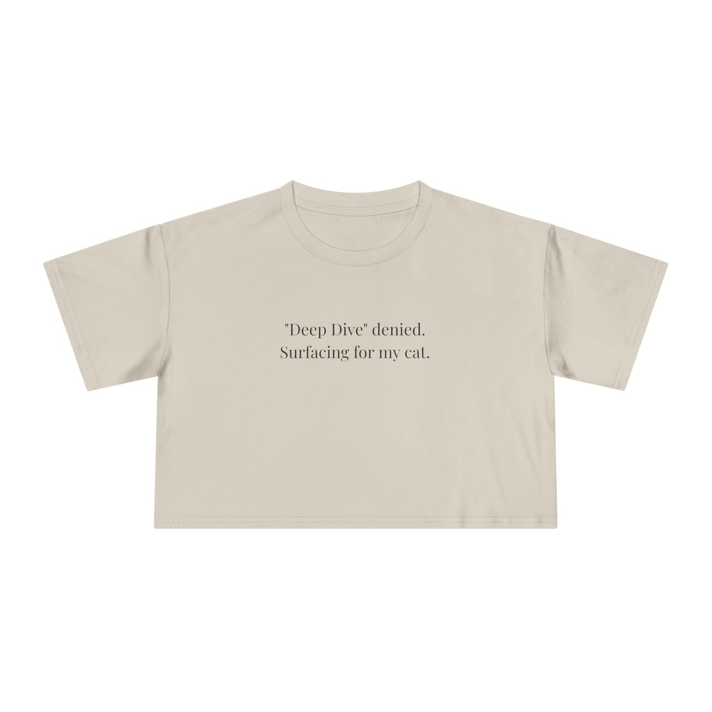 Deep Dive Cropped Tee