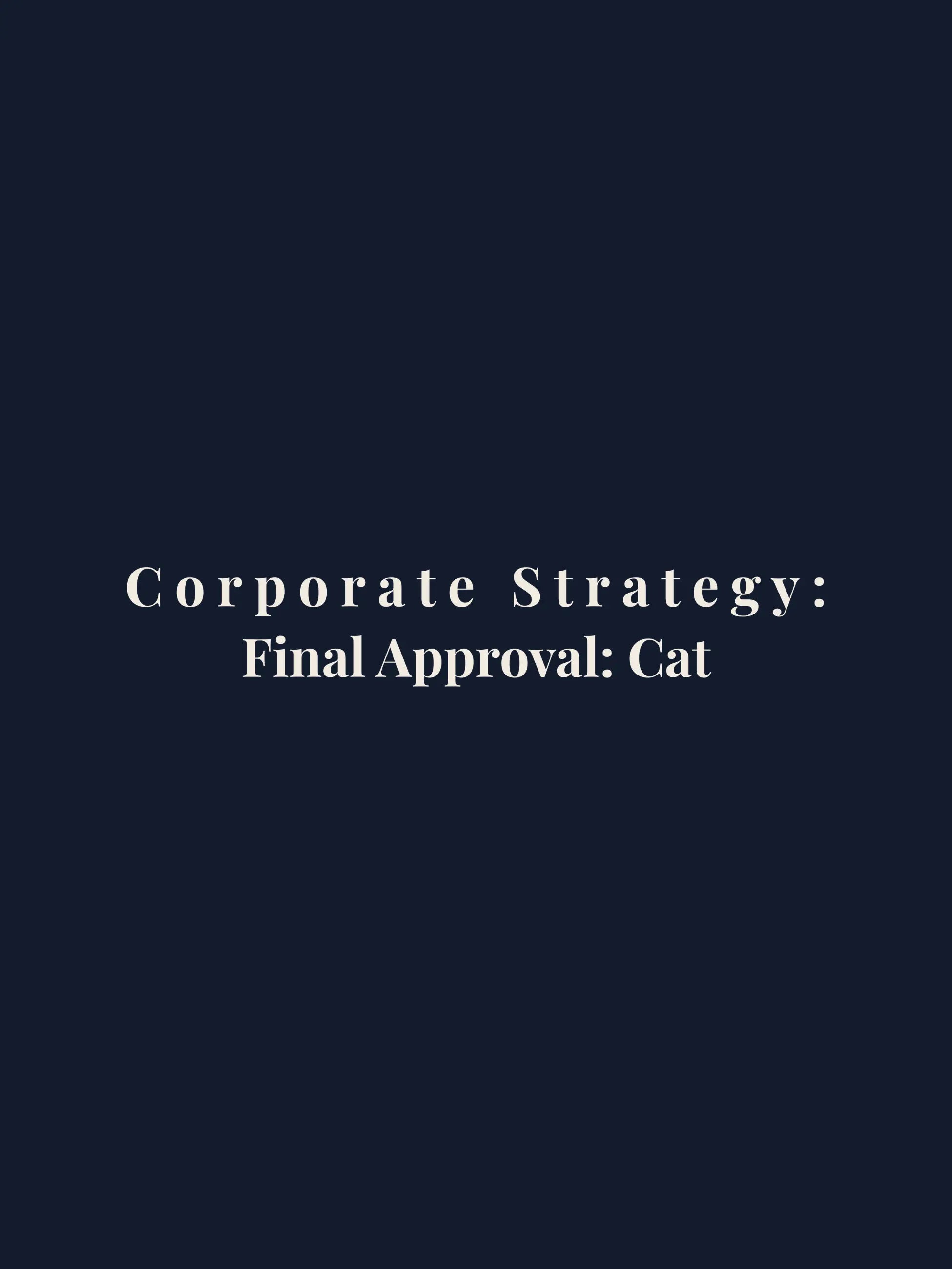 Corporate Strategy Crewneck Tee