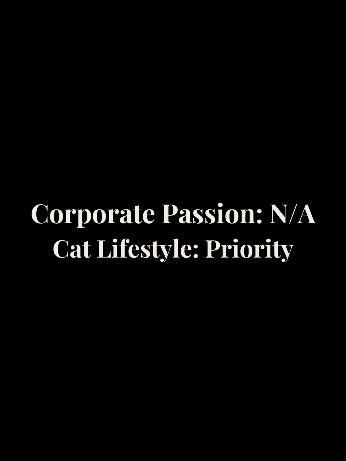 Corporate Passion Crewneck Tee