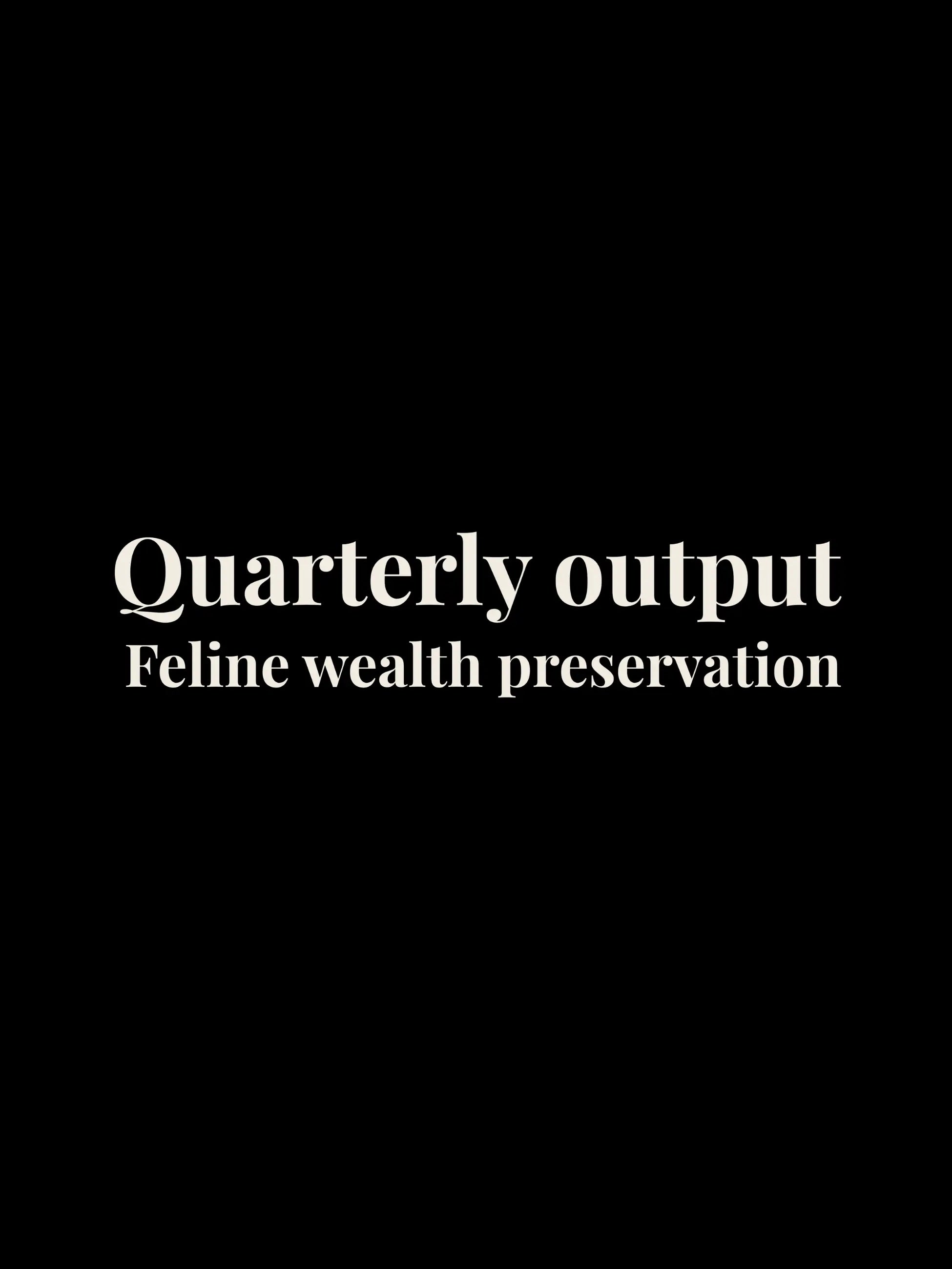 Quarterly Output Crewneck Tee
