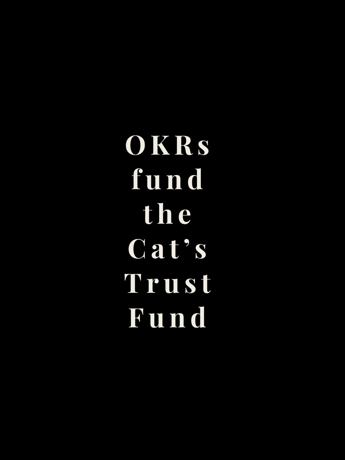 OKRs Fund Crewneck Tee