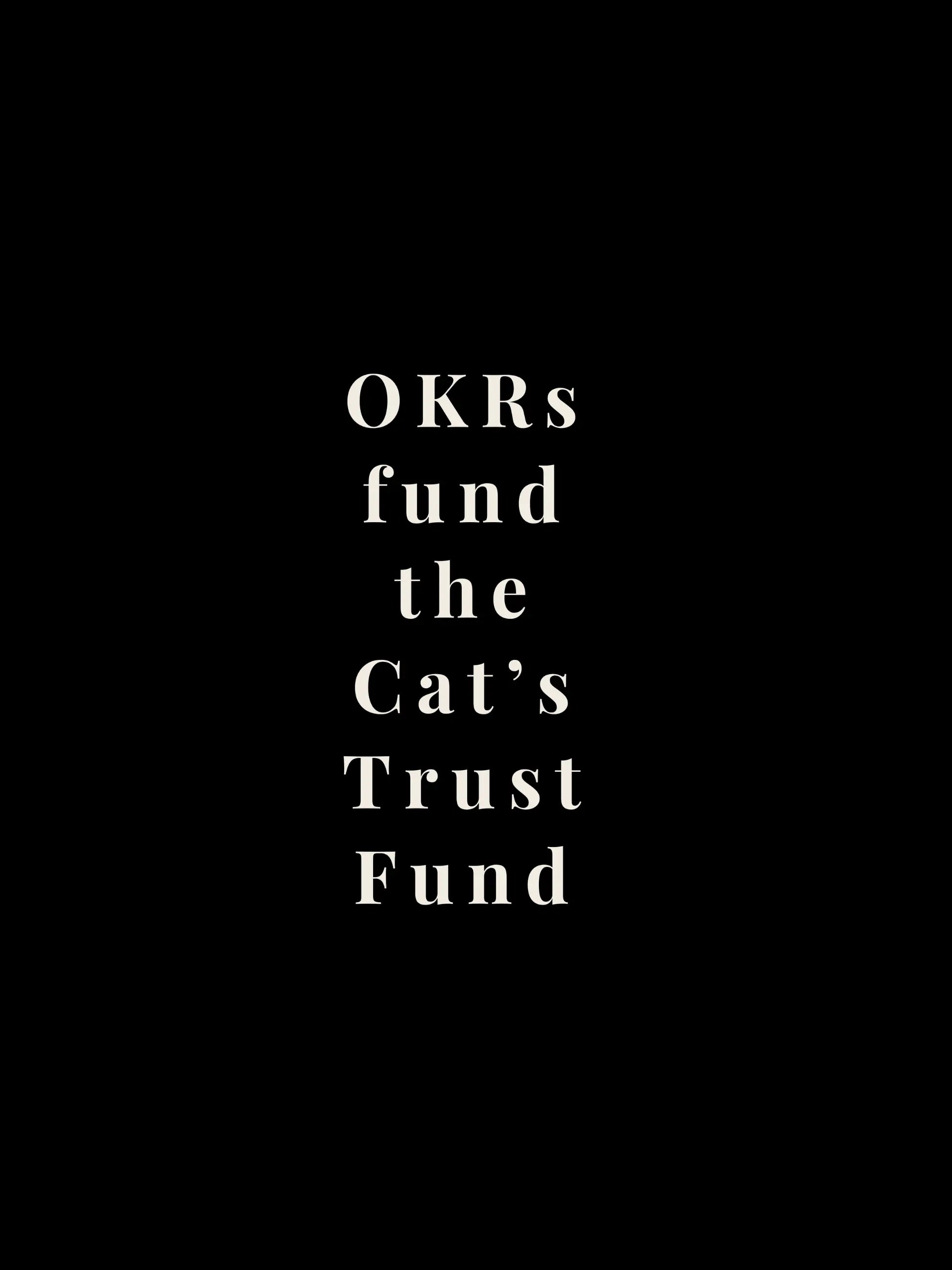 OKRs Fund Crewneck Tee