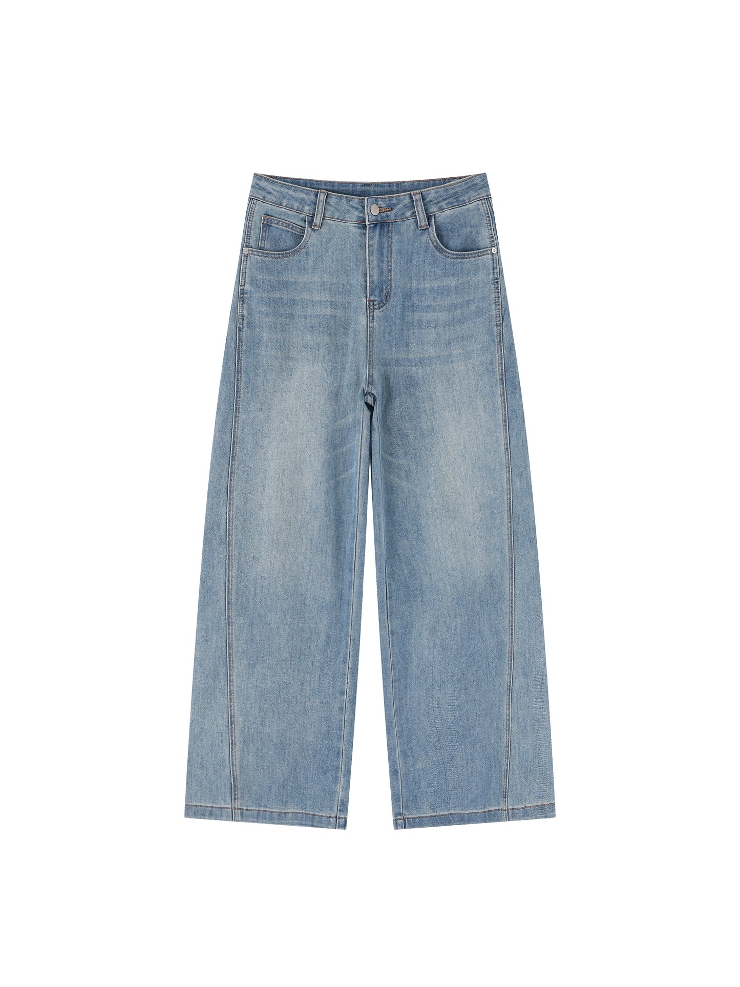 Women’s Vintage Wash High Rise Wide Leg Jeans
