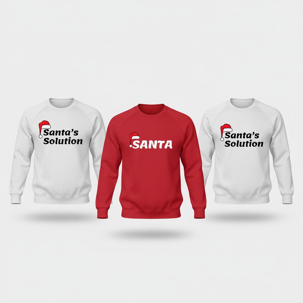 Christmas Santa Family Sweatshirt Set