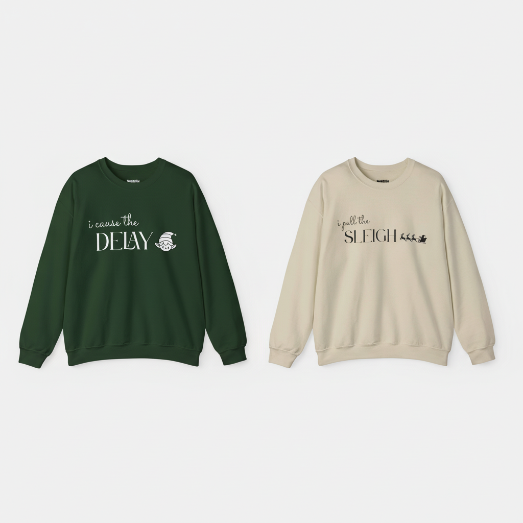 Cute Funny Christmas Sweatshirts